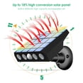 thumbnail image 4 of Yeacher 4 LEDs Solar Powered Energy Light Outdoor Lamp Wall Street Fence Lights Sensitive Light, 4 of 8
