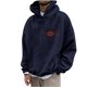 thumbnail image 2 of Sudadera con capucha para hombre, estilo casual, con cuello redondo, estampado, manga larga, blusa de poliéster, 2 of 6