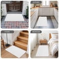 thumbnail image 6 of White Door Mat&nbsp;Indoor Outdoor Entrance, Non Slip Rug for Kitchen Bathroom Entryway Rug, Modern Minimalist Pure Soild Color Washable Doormat Floor Mat for Office Home Decor 24x36 Inch, 6 of 8