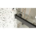 thumbnail image 5 of Kselythan Frameless Shower Door,68-72" W x 76" L Frameless Double Sliding Shower Door,SGCC Clear Tempered Glass,With Explosion-proof Film,Soft Close System,Matte Black, 5 of 8