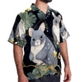 thumbnail image 2 of Tmall Men's Casual Poplin Button Down Short Sleeve Shirts for Summer Beach - Unisex, 2 of 6