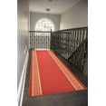 thumbnail image 2 of Custom Size Runner Rug Bordered Greek Key Meander Red Roll Rug Runner Choice of Your&nbsp;Length by feet&nbsp;Slip Skid Resistant Latex Back Cut to Size Runner Rugs Customize in USA Facility, 2 of 9