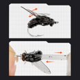 thumbnail image 2 of 20PCS Fishing Fly Lures Bait Hooks Artificial Bait with Plastic Box, 2 of 7