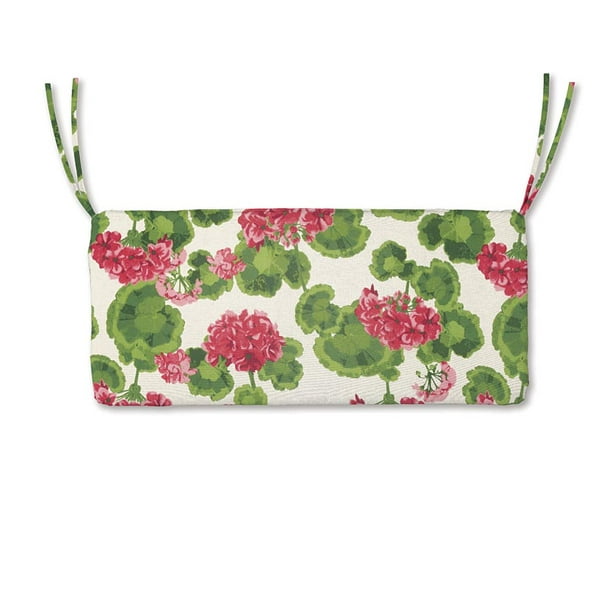 Weather Resistant Outdoor Cushion for Swing / Bench 36"x 16", Geranium