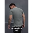 thumbnail image 4 of Ambiloof Men's Short Sleeve T-Shirt Slim Fit V Neck Shirts Stretch Tee Casual Underwear Athletic Soft Top, 4 of 5