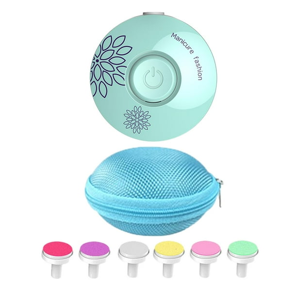Juego de manicura para cortaúñas para bebés, pulidor, de aseo para uñas con cabezas de repuesto, dedos de los pies y uñas, pulidor, cortaúñas Sunnimix Cortauñas