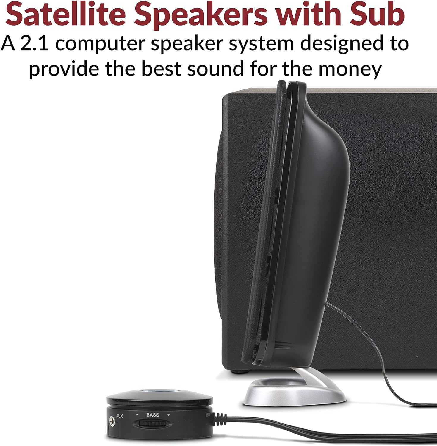 Cyber Acoustics - 3 pc Powered Speakers - image 4 of 5