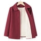 thumbnail image 3 of Abrigo de otoño e invierno de la abuela abrigo de lana de visón para mujer ropa de otoño de mediana edad y mayores 60 años 70 madre ropa de invierno señora mayor, 3 of 4