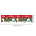 thumbnail image 3 of hengsof Christmas Fireplace Mantle Banner Fabric Background Scarf Festive Decor for Fireplaces Living Room Holiday Accents Perfect for Christmas, 3 of 6
