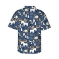 thumbnail image 3 of Goofa Forest Elk Hawaiian Shirt for Men, Unisex Summer Beach Casual Short Sleeve Button Down Shirts,Aloha Tropical Floral print shirt-XX-Large, 3 of 9