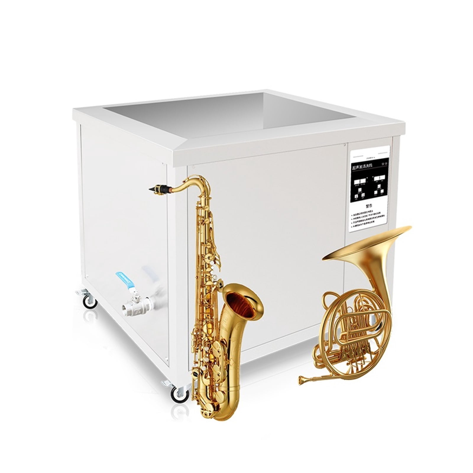Ultrasonic Musical Instrument Cleaner Bath Dust Dirty Oil Oxide Remove Flute Engine Piano Ultrasound Cleaning Machine