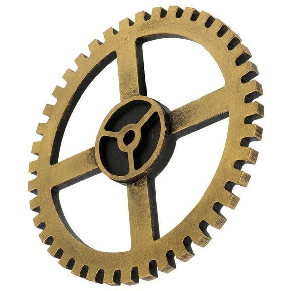 Quqiuxian Wooden Retro Gear Wall Art Wall Hanging Industrial Style Gear Decoration
