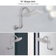 thumbnail image 2 of Tubo elevador de cabezal de ducha en forma de S, brazo extensor de cabezal de ducha, conexión estándar, accesorio de baño, 8 pulgadas (1 paquete, níquel cepillado), 2 of 4