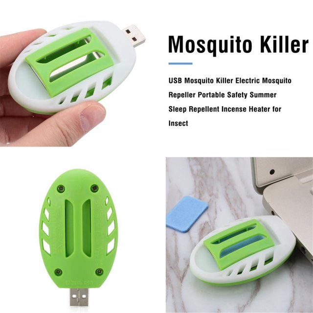 Repelente de mosquitos USB, matamosquitos eléctrico, trampa para mosquitos portátil