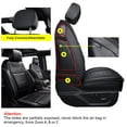 thumbnail image 7 of GXT Dodge RAM 1500 2500 3500 Black, Faux Leather, Waterproof, Full Set Seat Covers, 7 of 7