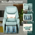 thumbnail image 3 of YYAo Massage Chair, Full Body Massage Chairs,Massage Recliner,Soothe 26 - Full Body Zero Gravity Massage Chair with Pillow-Green, 3 of 11