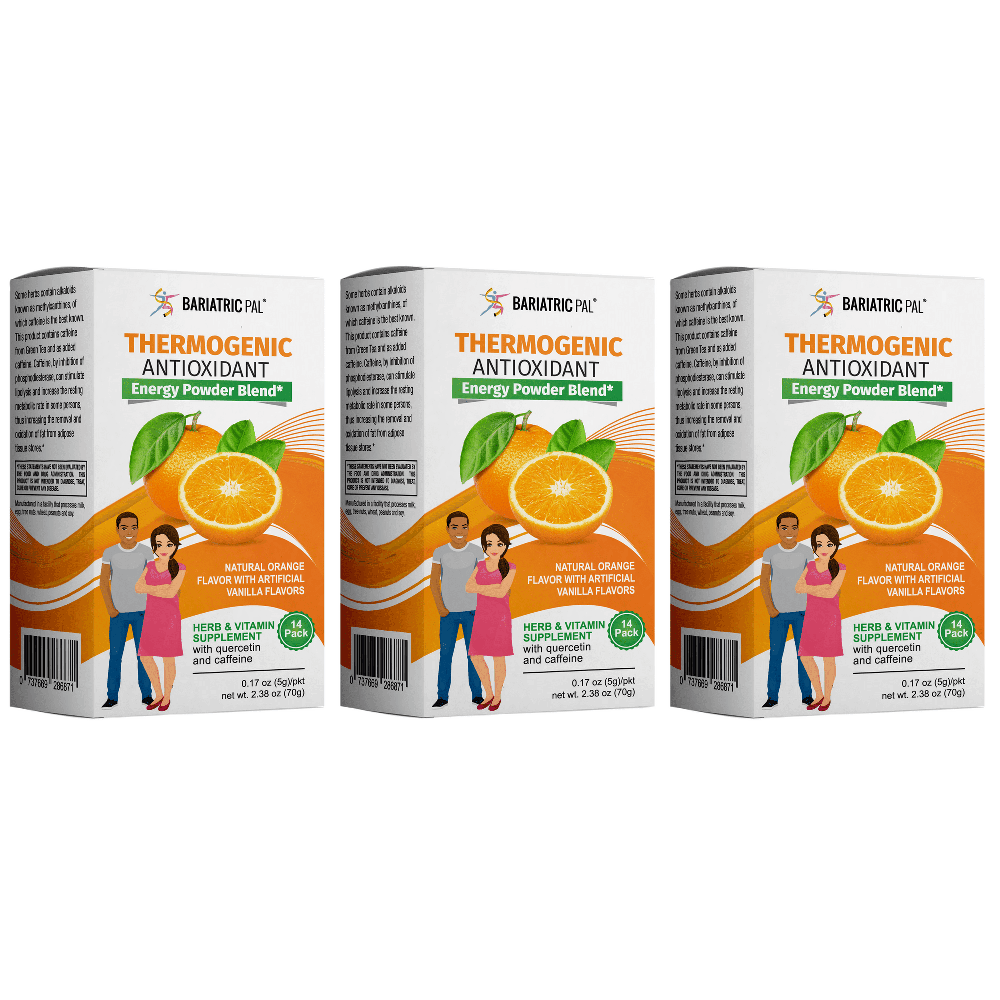 BariatricPal Thermogenic Antioxidant Energy Powder Blend Available in 3 Flavors! Flavor