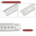 thumbnail image 5 of Unique Bargains Stainless Steel Ruler with Scriber Block 12' Metric Inch Ruler with 27mm Locating Vernier Slider, Silver Tone, 5 of 5