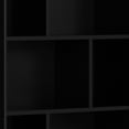 thumbnail image 6 of Simpli Home Draper 64 inch x 35 inch Solid Wood Mid Century Modern Wide Bookcase and Storage Unit in Black, 6 of 15