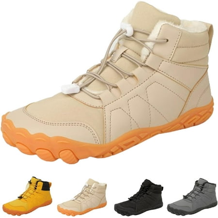 Hike Footwear Barefoot Shoes Womens  Winter Thickened Non-Slip Universal Waterproof Barefoot Boots Snow Boots