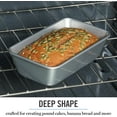 thumbnail image 6 of ZJQYDS Gallen 9 Inch Nonstick Carbon Steel Loaf Pan - Silver Durable Bakeware for Bread, Meatloaf & Cakes, 6 of 14