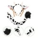 thumbnail image 2 of BRIGHTFUFU 1 Conjunto de la banda de peluche de felpa de ganado lechero Juego de cola para la fiesta Cosplay Accesorio, 2 of 7