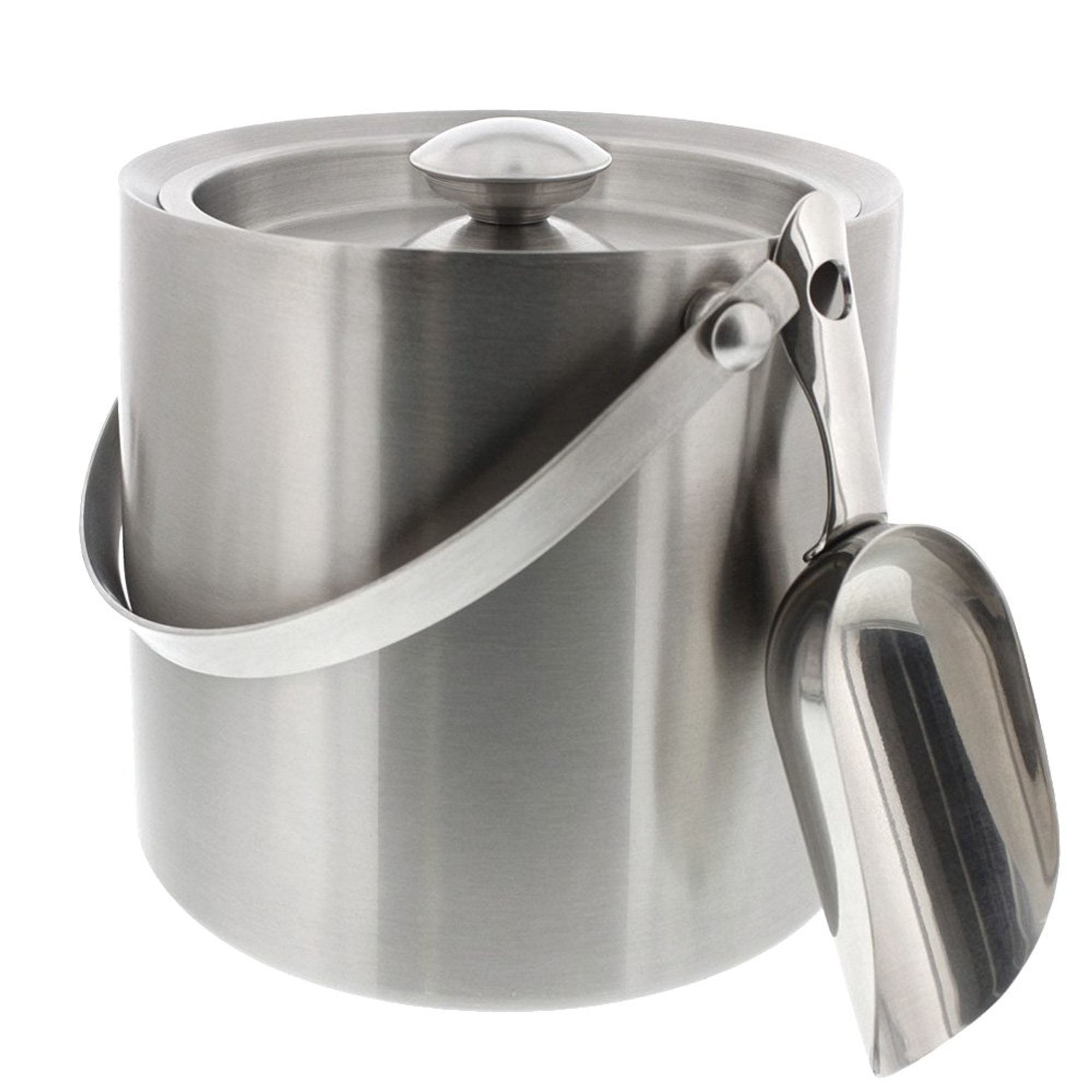 Oggi Stainless Steel Ice Bucket With Tongs 3 LT for sale online 