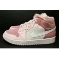 thumbnail image 1 of Ni - ke Air Jordan 1 Mid Digital Pink CW5379-600 Women’s Size 10/Men’s Size 8.5, 1 of 5