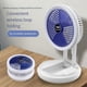 thumbnail image 5 of Matsuzay Ventilador plegable USB Ventiladores montados en la pared con luz LED Enfriador de aire ajustable Protección ocular Lámpara de Electrodomésticos Sin luz, 5 of 6