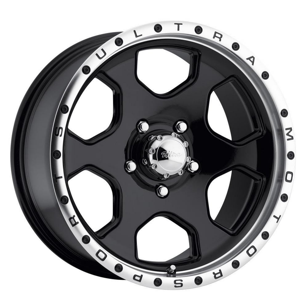 ULTRA 175b rogue 17x8 +10et 108.00mm gloss black diamond cut lip clear