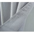 thumbnail image 3 of Olivia Gray Naples Textured Jacquard 53 x 84 in. Single Rod Pocket Curtain Panel in Silver, 3 of 4