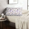thumbnail image 6 of Daiia Lavender Flowers Bedding Waterproof Pillow Protector Zippered Queen – Bed Bug Proof Pillow Encasement-14"x20", 6 of 6