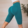 thumbnail image 4 of Workout Pants Compression Leggings for Women High Waisted Yoga Shorts Seamless Workout Shorts Lifting Fitness Running Gym Athletic Shorts Comfortable Stretchy Breathable, 4 of 5