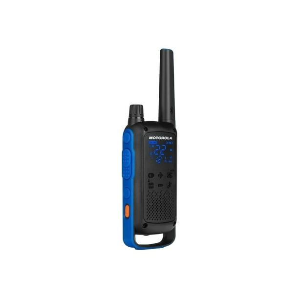 Motorola Talkabout T800 - Portable - two-way radio - FRS - 462 - 467 MHz -  22-channel - black, blue (pack of 2)