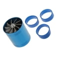 thumbnail image 1 of El vehículo del coche del ahorro de combustible del gas del sobrealimentador del doble de 65m m reduce el azul de la emisión Baoblaze Coche turbo, 1 of 8