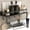 Gray, variant on Multipurpose Guardrail Bathroom Shelves, Floating Shelf Wall Mounted, Over Toilet Towels and Bath Balls Storage Shelf for Bathroom Wall Decor, Bathroom Organizers and Kitchen Storage - Black