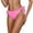 Hot Pink, variant on Women's Swim Bottom High Waist Retro Basic Full Coverage Bikini Tankini Swimsuit Briefs