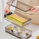thumbnail image 3 of Refrigerator Drawer Ice Storage Container 32 Grid Ice Cube Mould Box Popsicle Molds Maker Tray, 3 of 5