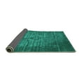 thumbnail image 2 of Ahgly Company Indoor Rectangle Oriental Turquoise Blue Industrial Area Rugs, 8' x 12', 2 of 4