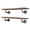 Boulder Black, variant on PIPE DECOR Live Edge Wood Shelves with L Shaped Pipe Brackets Boulder Black 24 in.