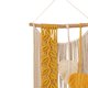 thumbnail image 3 of Decoración colgante de pared de macramé, arte de pared de macramé bohemio, tapiz tejido con borlas para Amarillo, 3 of 9