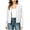 White, variant on ibuvkizy Women's Full Zip Baseball Sweatshirt Jacket with Side Pockets,Long Sleeve Thumb Hole Cuff Loose Fit Athletic Jacket Casual Workout Layering Outerwear Daily,L