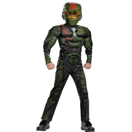 Halo Wars Jerome Muscle Child Costume, Size 7-8