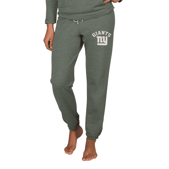 Women's Concepts Sport Green New York Giants Mainstream French Terry Tri-Blend Pants