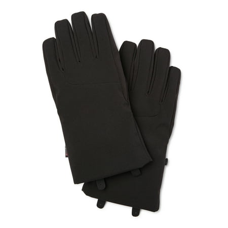 Swiss Tech Men's Softshell Glove in Black
