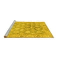 thumbnail image 2 of Ahgly Company Machine Washable Indoor Rectangle Oriental Yellow Traditional Area Rugs, 5' x 8', 2 of 4