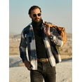 thumbnail image 6 of ELESOL Mens Flannel Shirts Long Sleeve Plaid Shirt Jacket Button Down Shirt, 6 of 8