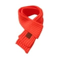 thumbnail image 1 of FOCUSNORM Kids Knitted Scarf Letter Patterns Neckerchief Neck Warmer Shawl, 1 of 7