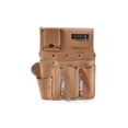 thumbnail image 3 of ToolPro 8 Pocket Top Grain Leather Drywall Pouch - Right Handed, Professional Drywall Tool Pouch, 3 of 4