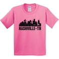 thumbnail image 3 of Inktastic Nashville Skyline Grunge Youth T-Shirt, 3 of 5